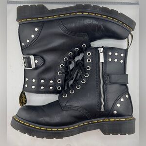 Dr. Martens Black Leather Boots
